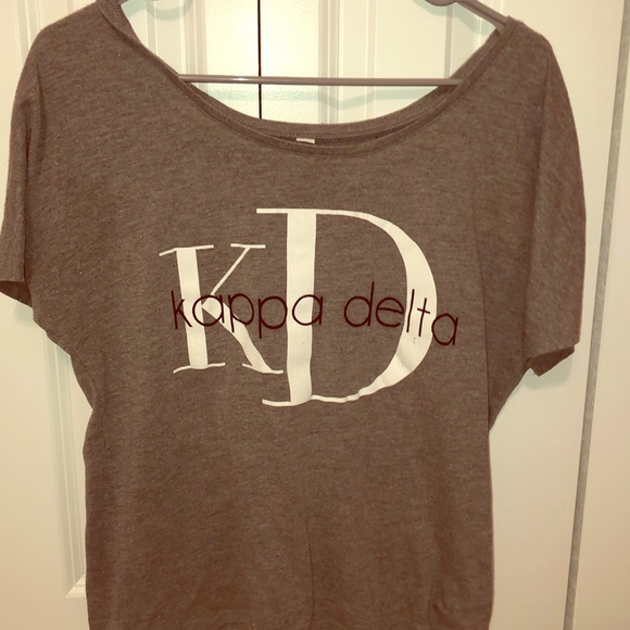 Tops - Halter grey Kappa Delta shirt Tops - Halter grey Kappa Delta shirt